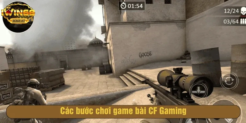 Các bước chơi game bài CF Gaming cơ bản