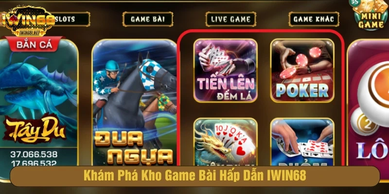 IWIN68 sở hữu kho game khủng thu hút người chơi