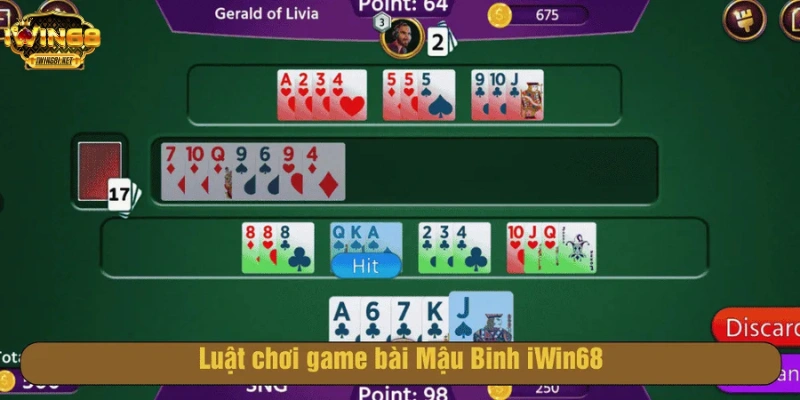 Luật chơi game bài Mậu Binh Iwin68